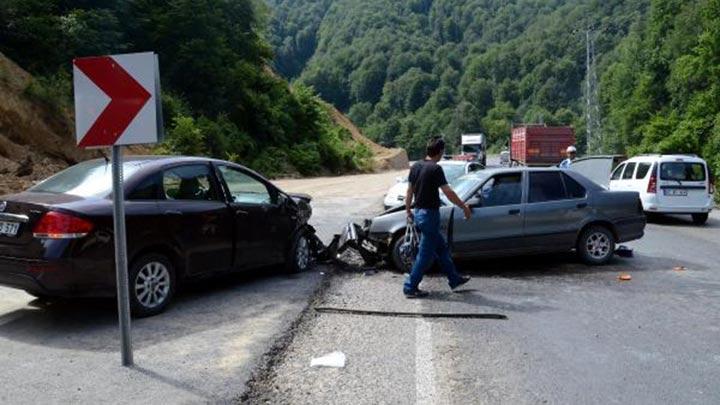 Zonguldak'ta kaza 4 yaral !