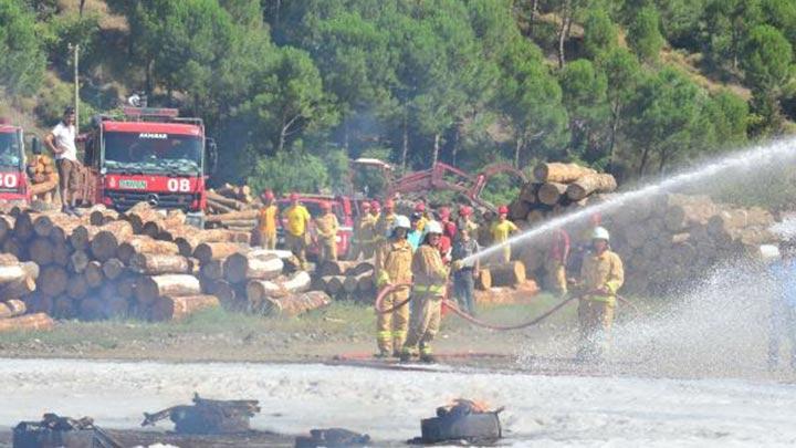 Manisa'da Tatbikat