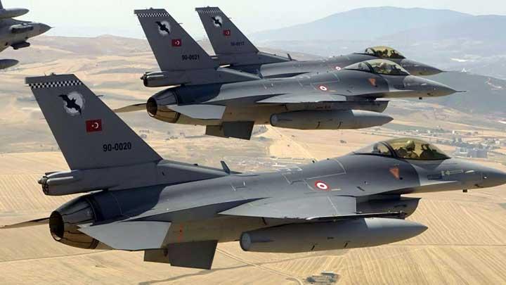 Suriye uaklar yaklanca F-16lar havaland