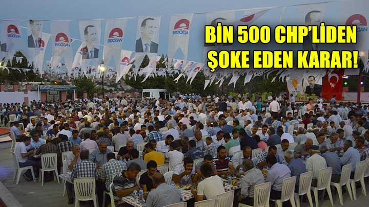 Bin 500 CHPli AK Partiye geti