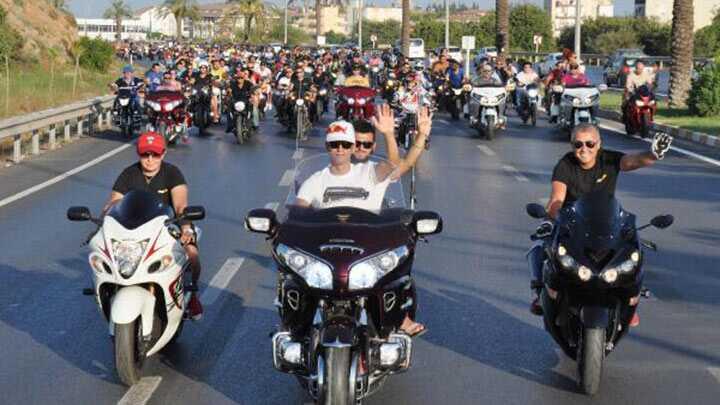 Manavgat'ta motosiklet festivali 