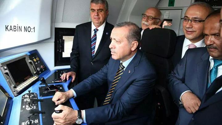 Babakan Erdoandan Antalyaya rayl sistem talimat