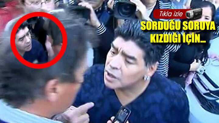 Maradona gazeteci tokatlad!