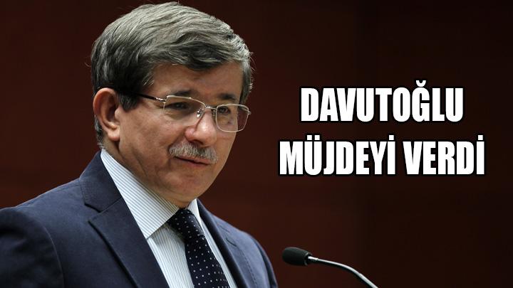 Davutolu mjdeyi verdi