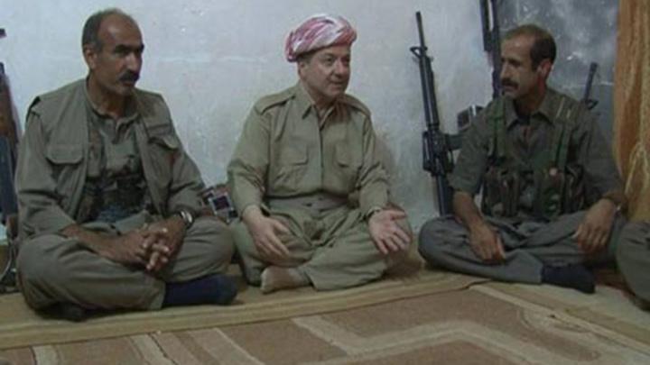 Barzani, PKKllarla bulutu