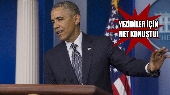 Obamadan Yezidiler aklamas