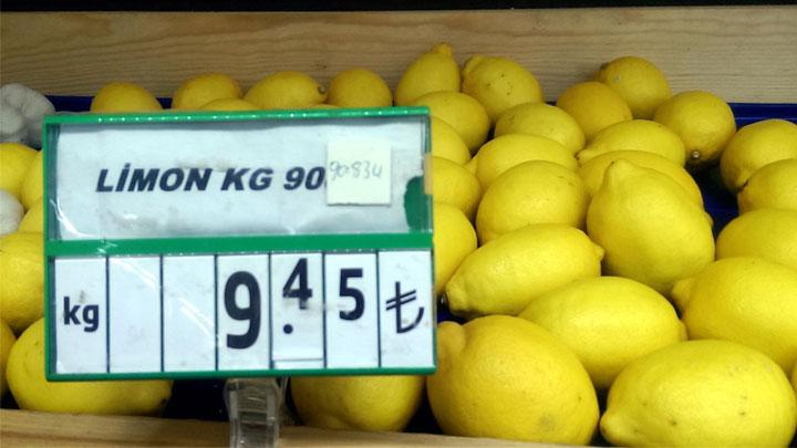 Limonun kilosu 10 liraya buldu