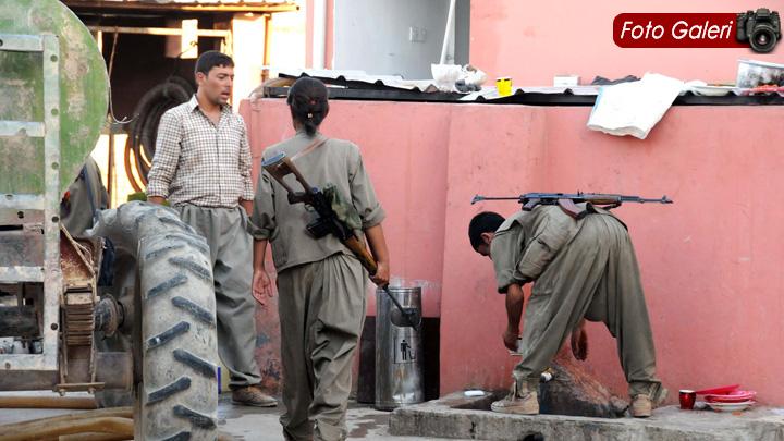 PKK, Saddamn karakollarna yerleti