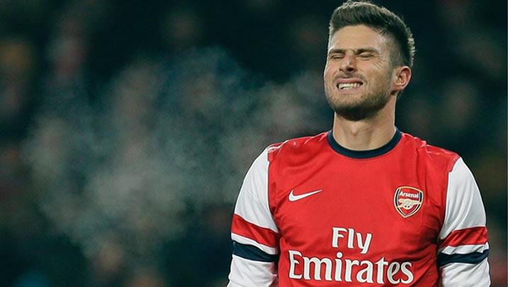 Arsenal'de Giroud oku