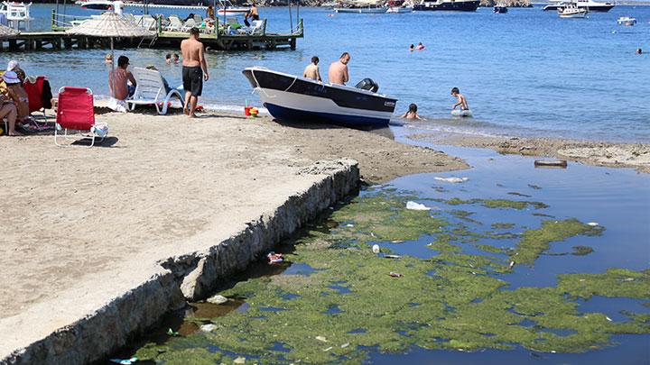 Bodrumda deniz kirliliine tepki