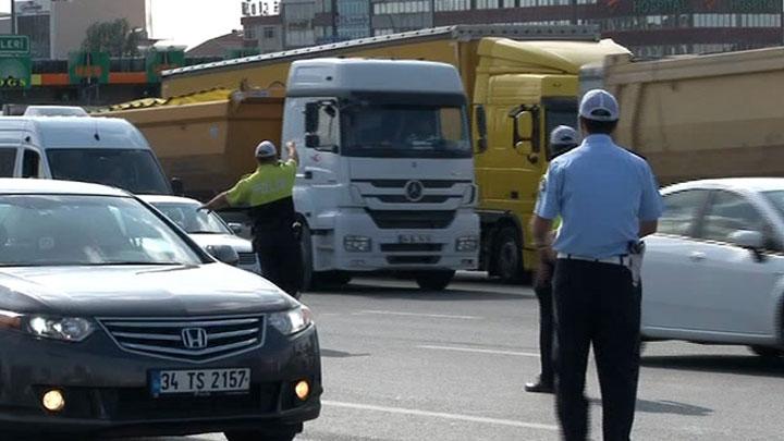 stanbulda aralara egzoz gaz denetimi