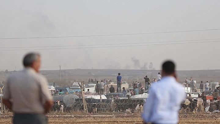 Kobani'den dumanlar ykseliyor