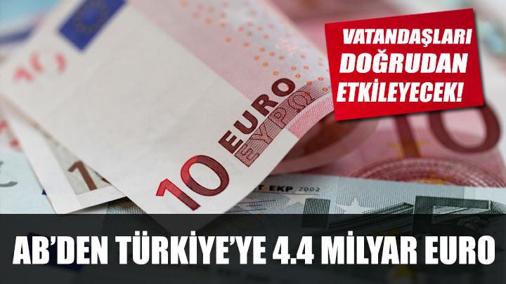 ABden Trkiyeye 6 ylda 4,4 milyar Euro destek