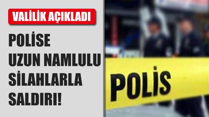 Polise uzun namlulu silahlarla saldr!