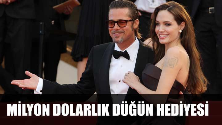 Brad Pittden Angelina Jolieye milyon dolarlk hediye