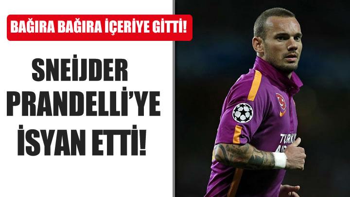Sneijder isyan etti!