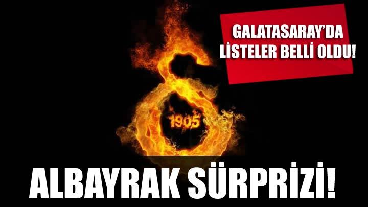 G.Sarayda bakan adaylarnn<br> listeleri akland!