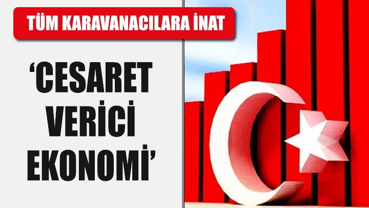 Tm karavanaclara inat cesaret verici ekonomi