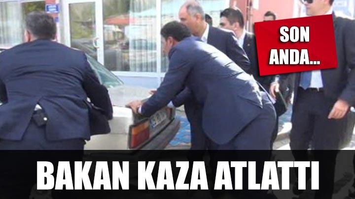 Bakan kaza atlatt!