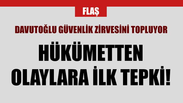 Hkmetten olaylara ilk tepki