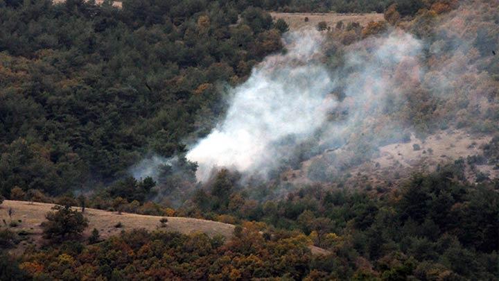 anakkale'de orman yangn!