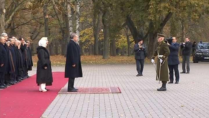 Cumhurbakan Erdoan Estonyada