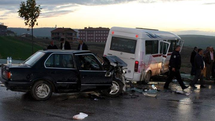 Eskiehir'de trafik kazas: 8 yaral