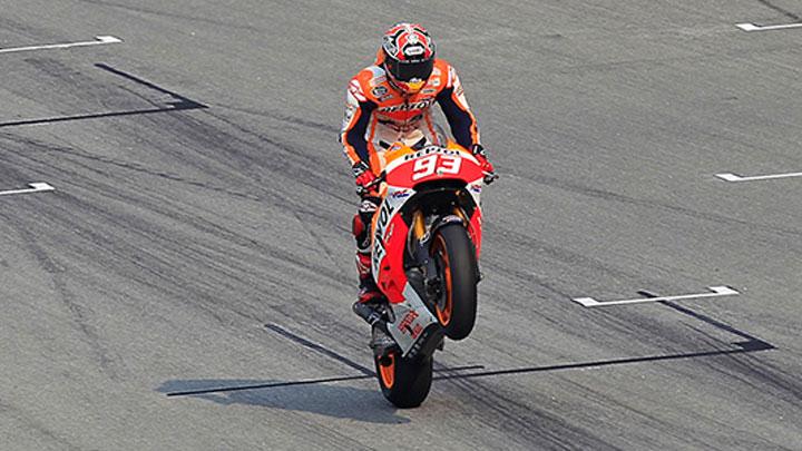 MotoGPde Marquez durdurulamyor