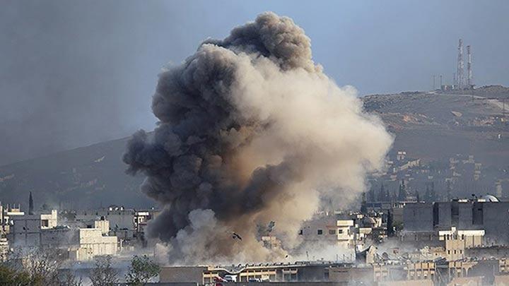 Kobani'deki ID hedefleri bombaland