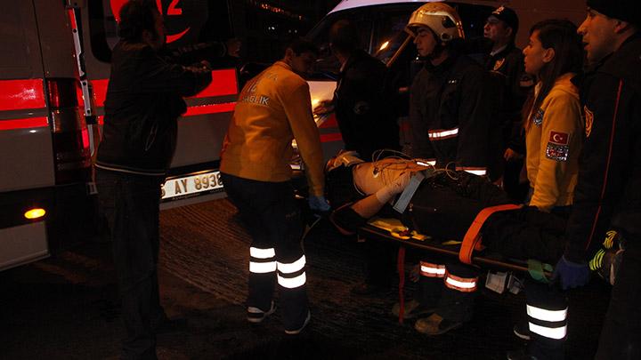Ankara'da trafik kazas: 1 l, 2 yaral