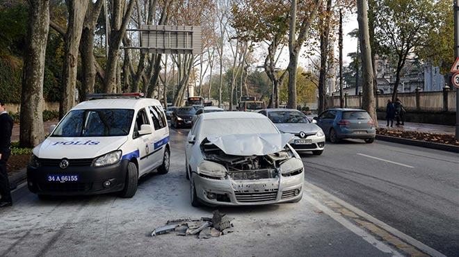 Dolmabahe'deki kaza trafii tkad