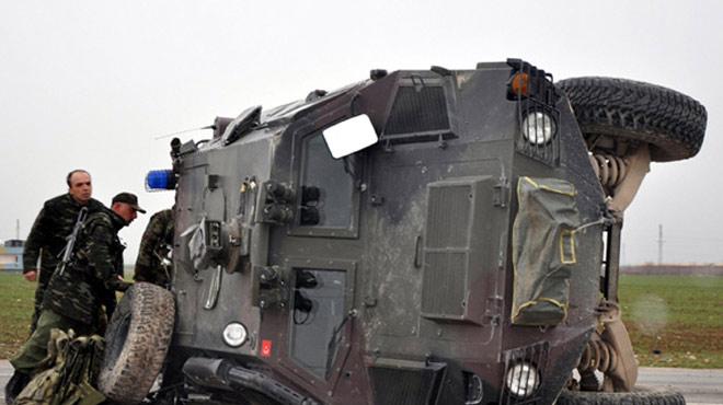 anlurfa'da askeri ara devrildi: 6 yaral