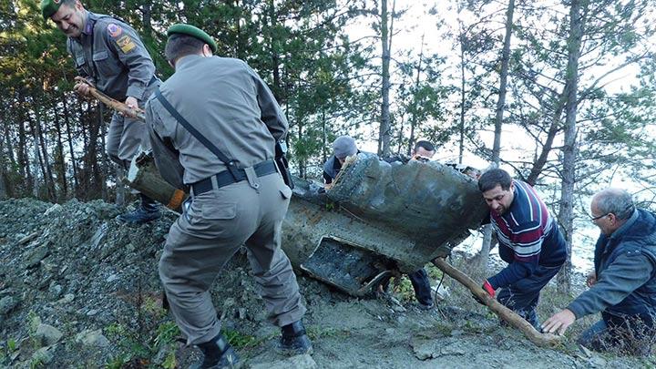 Karadeniz sahilinde uak paras bulundu