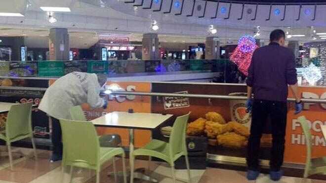 AVM'de onlarca kiinin gz nnde cinayet