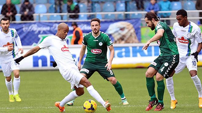 (aykur Rizespor 1 - 1 Torku Konyaspor)