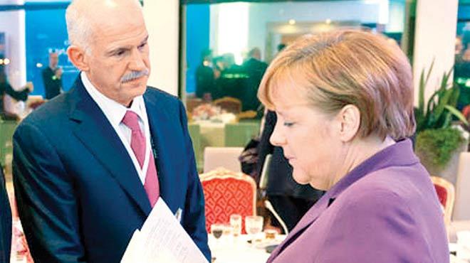 Merkel ipi ekti, Yunanistann drahmi serveni bu ay balyor