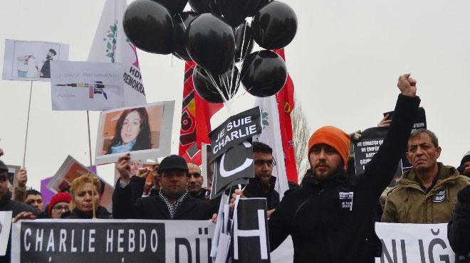 Ankarada Paris protestosu