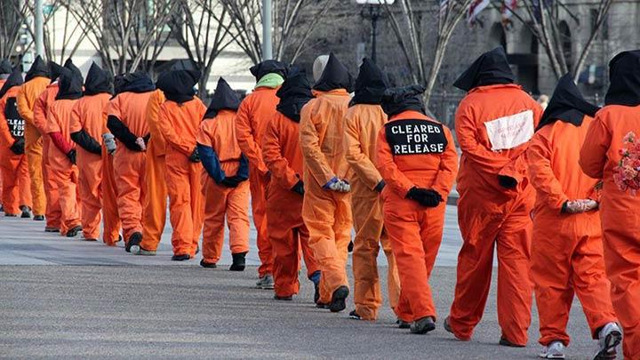 Washingtonda Guantanamo protestosu