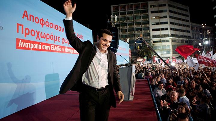 Syriza koalisyonda anlat