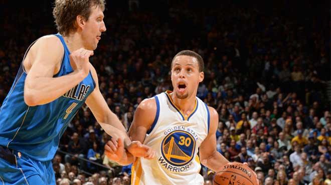 Stephen Curry, Mavericks'i bitirdi!