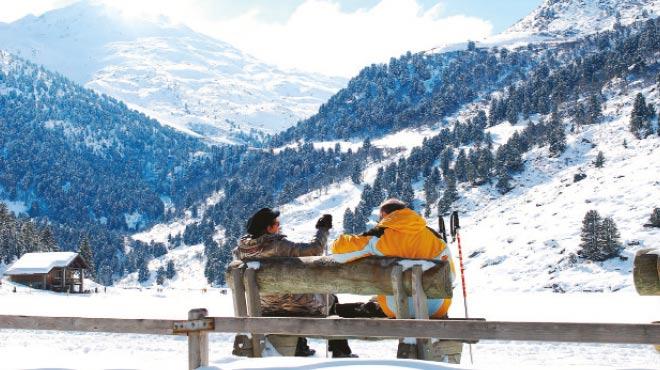 Meribel; bulutlarn zerinde kaymak