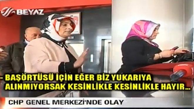 CHPnin bartl reklam yzn partiye sokmadlar