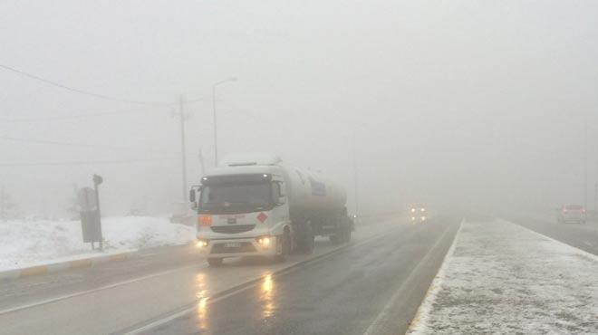 stanbul-Ankara yolunda etkili oluyor