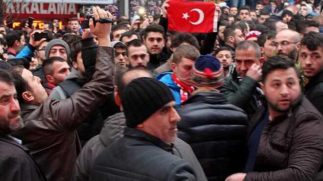 Trabzon'da HDP gerginlii!