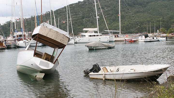 ekilen deniz suyu korkuttu 