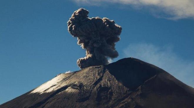 Popocatepetl yanarda faaliyete geti