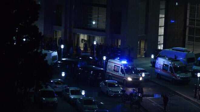 Adliyeye ok sayda ambulans gnderildi