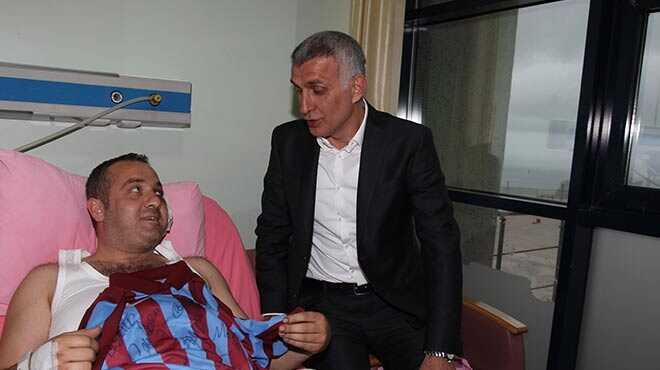 Yaralanan ofr hastanede ziyaret etti