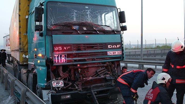 stanbulda zincirleme trafik kazas!