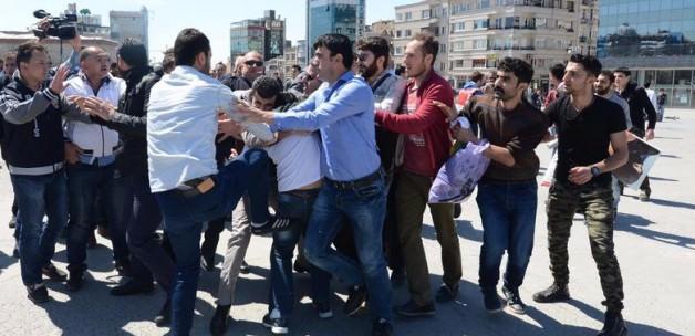 Taksimde Ferinaz eylemine polis mdahalesi